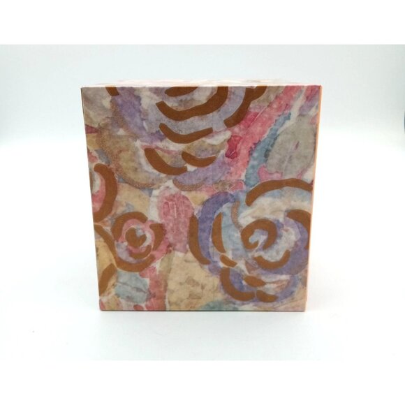 Jewelry Box Avon Floral Impressions Vintage 1988 3 Drawer Miniature Keepsakes - Picture 5 of 14